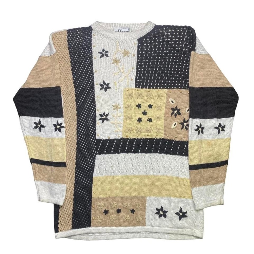 Vintage 90s Creation Effect‎ knit sweater